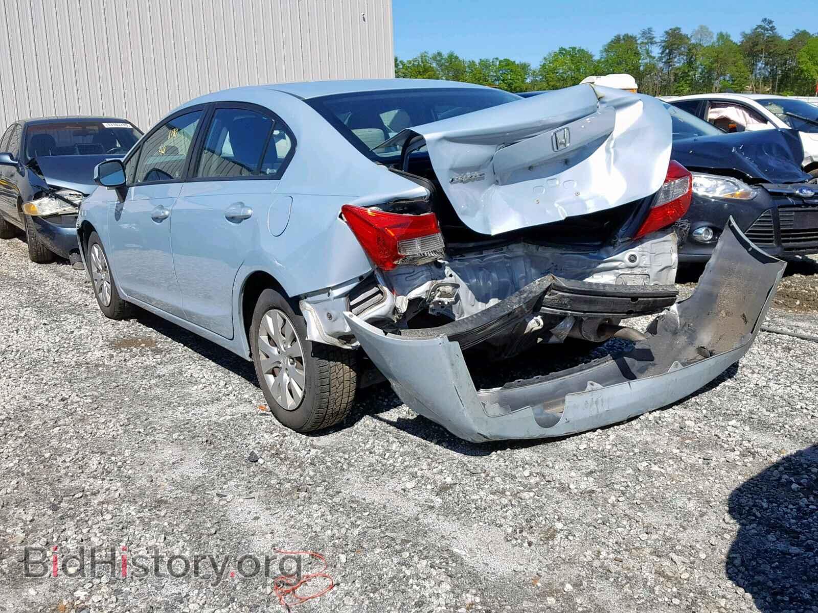 2012 HONDA CIVIC LX - VIN: 19XFB2F56CE080077 - Фото 3