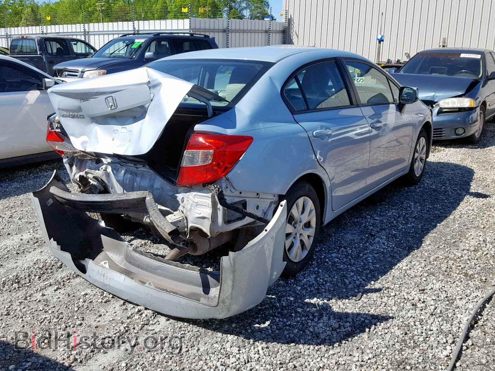 2012 HONDA CIVIC LX - VIN: 19XFB2F56CE080077 - Фото 4
