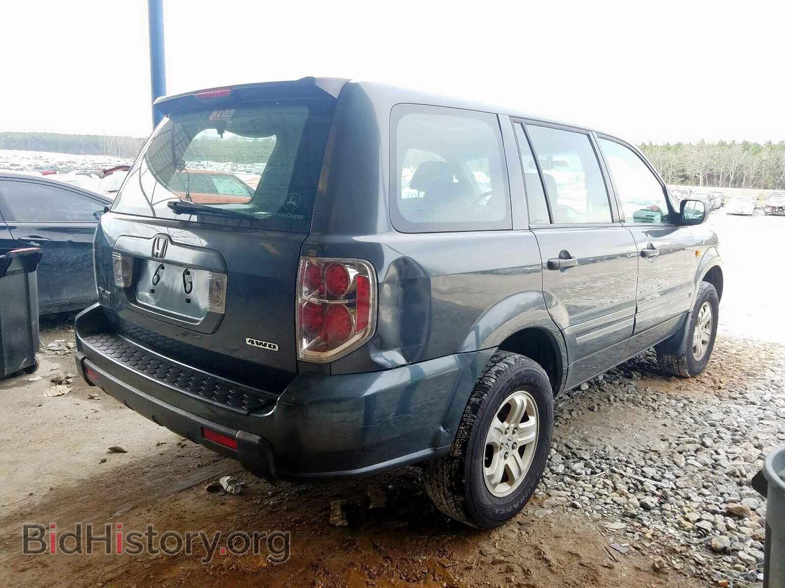 2006 HONDA PILOT - VIN: 2HKYF18186H503159 - Фото 4