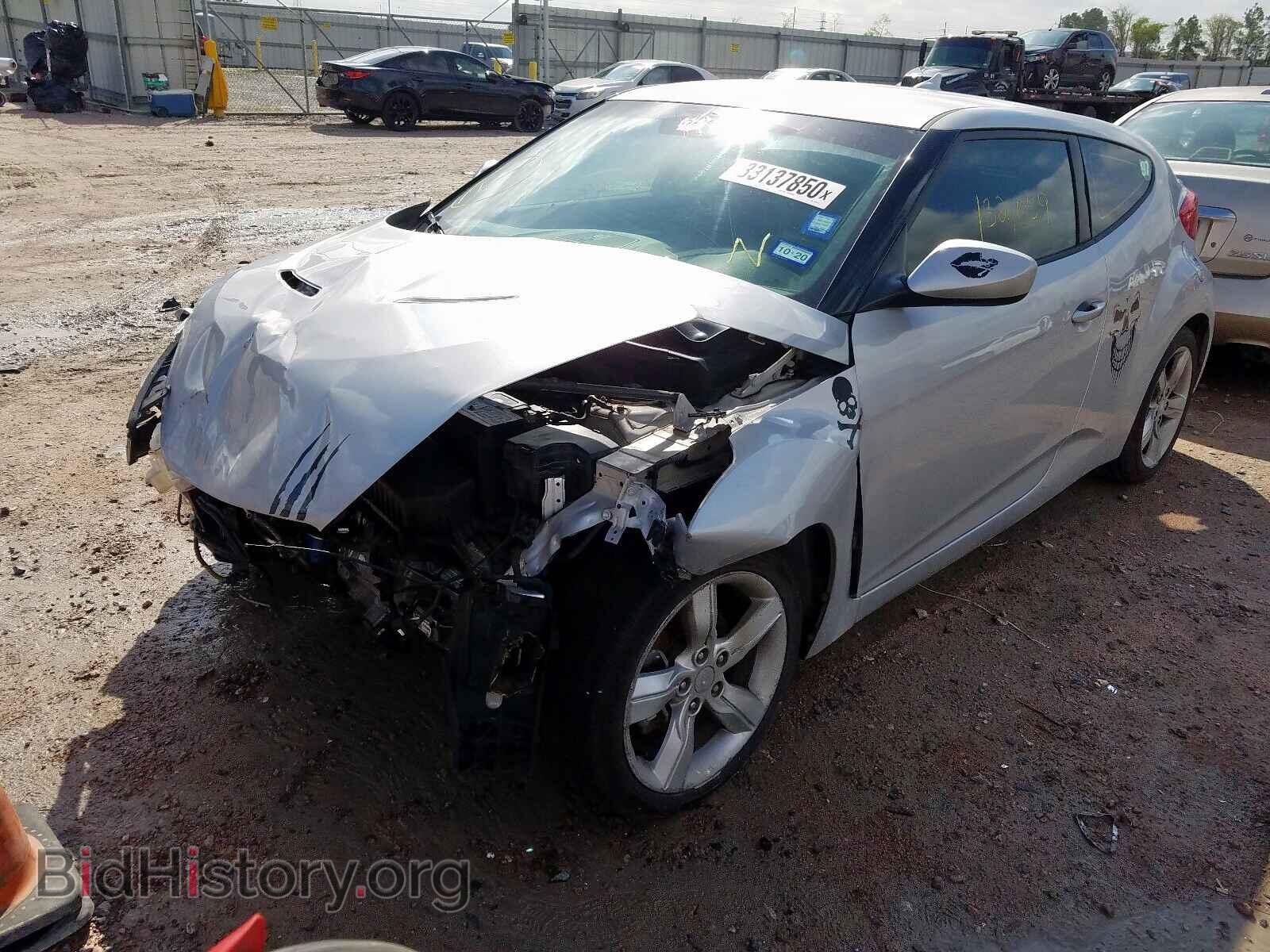 2014 HYUNDAI VELOSTER - VIN: KMHTC6AD9EU203473 - Photo 2