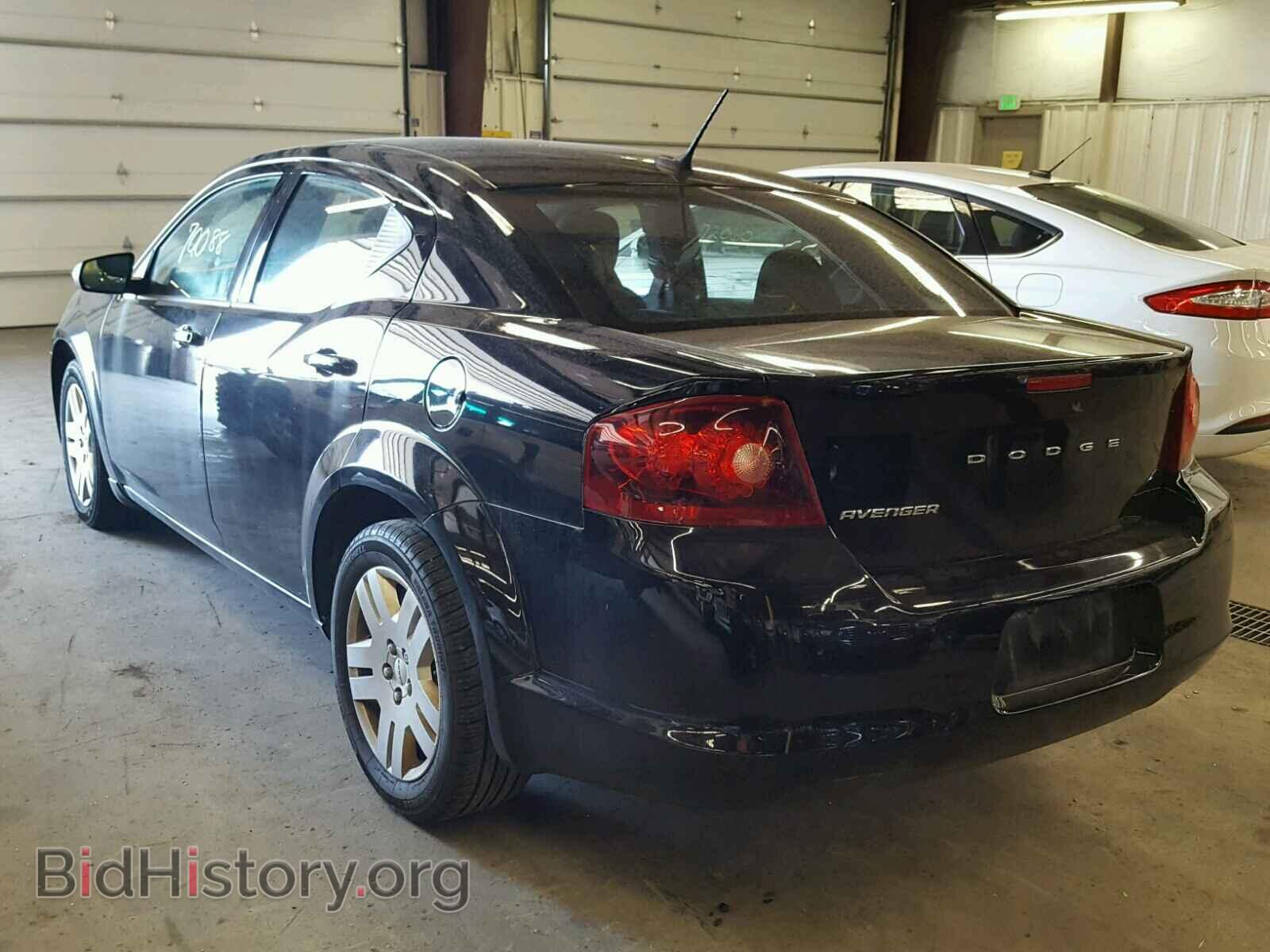 2014 DODGE AVENGER - VIN: 1C3CDZAB0EN225698 - Фото 3