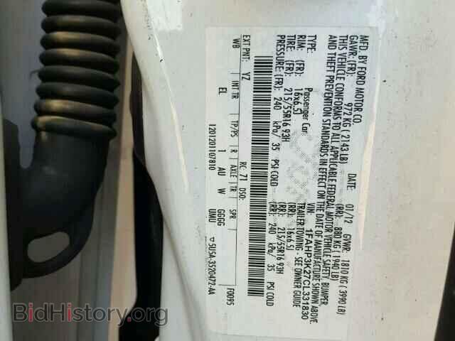 2012 FORD FOCUS - VIN: 1FAHP3K27CL331830 - Фото 10