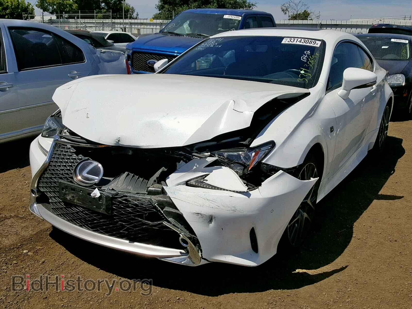 2016 LEXUS RC 350 - VIN: JTHHE5BC6G5011637 - Фото 2