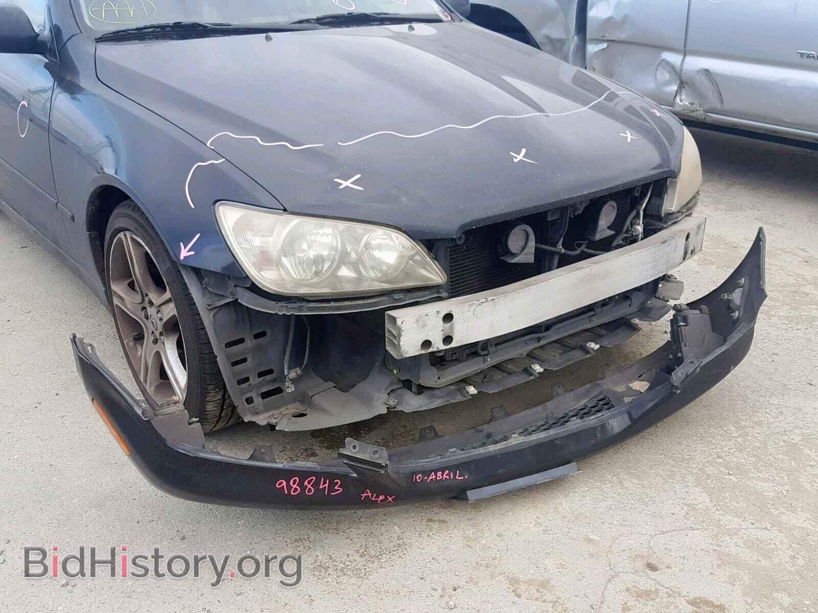 2001 LEXUS IS - VIN: JTHBD182210012448 - Фото 9