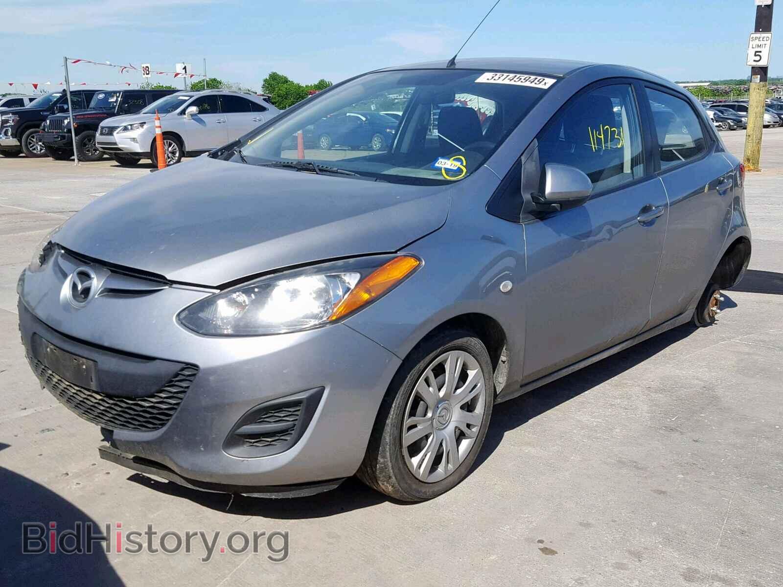 2014 MAZDA 2 - VIN: JM1DE1KZ0E0186070 - Фото 2