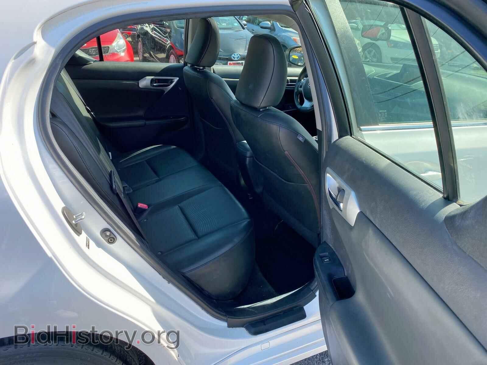 2012 LEXUS CT 200 - VIN: JTHKD5BH4C2070945 - Фото 6