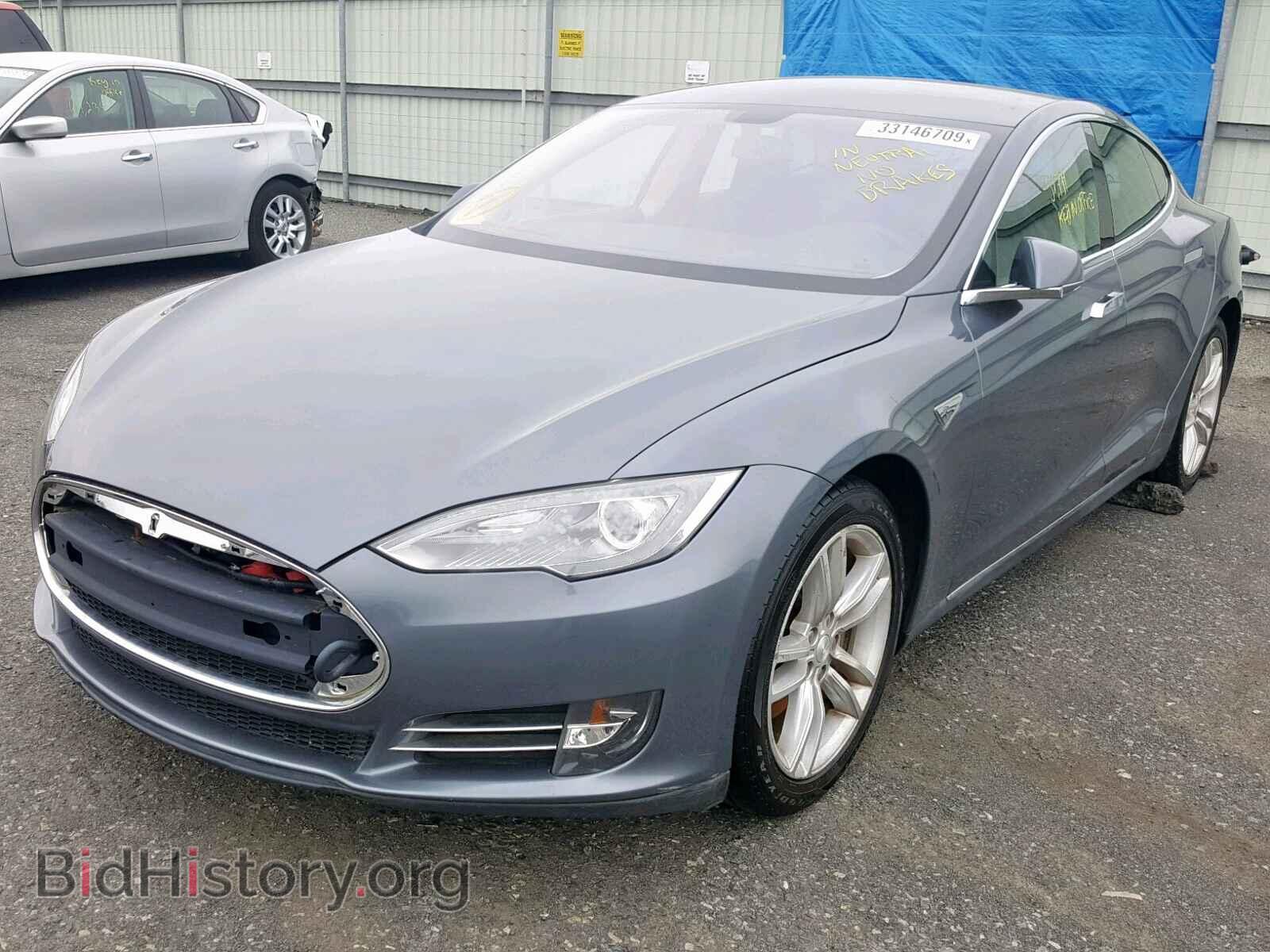 2014 TESLA MODEL S - VIN: 5YJSA1S16EFP33678 - Photo 2