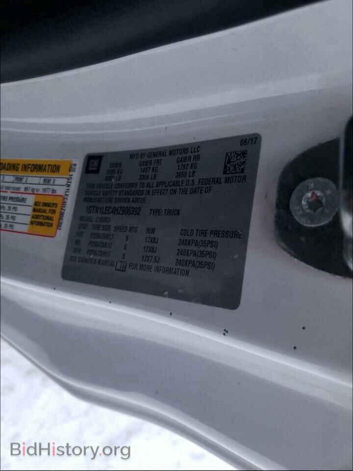 2017 GMC SIERRA - VIN: 1GTN1LEC4HZ906392 - Фото 10