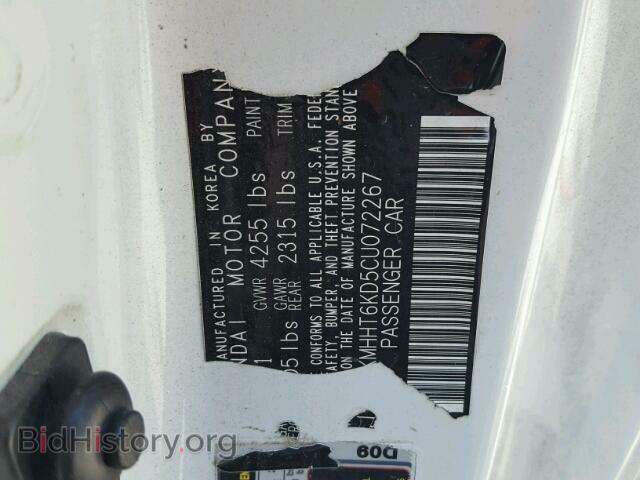 2012 HYUNDAI GENESIS - VIN: KMHHT6KD5CU072267 - Фото 10