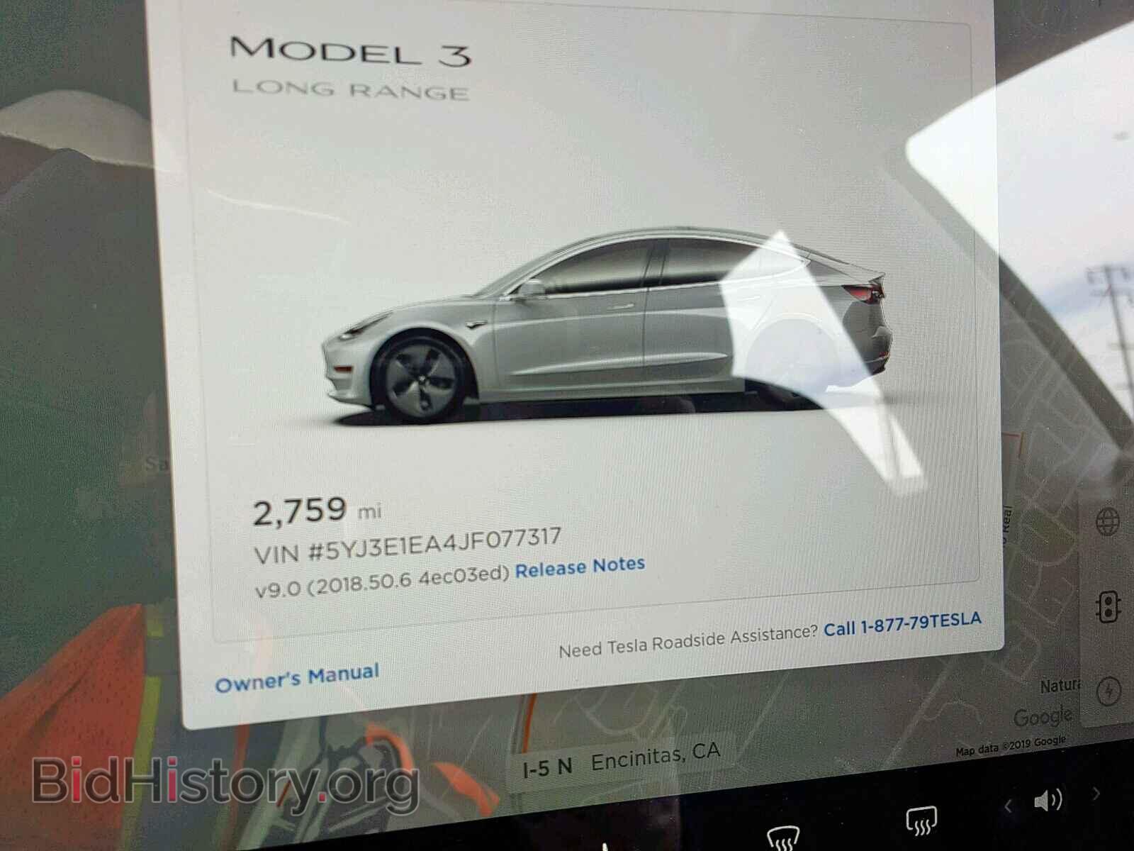 2018 TESLA MODEL 3 - VIN: 5YJ3E1EA4JF077317 - Photo 8