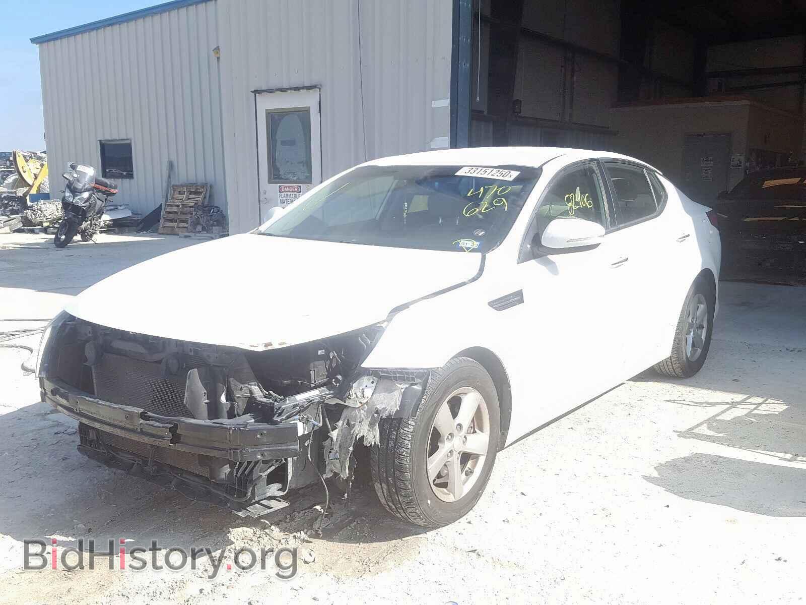 2014 KIA OPTIMA - VIN: KNAGM4A7XE5470629 - Фото 2