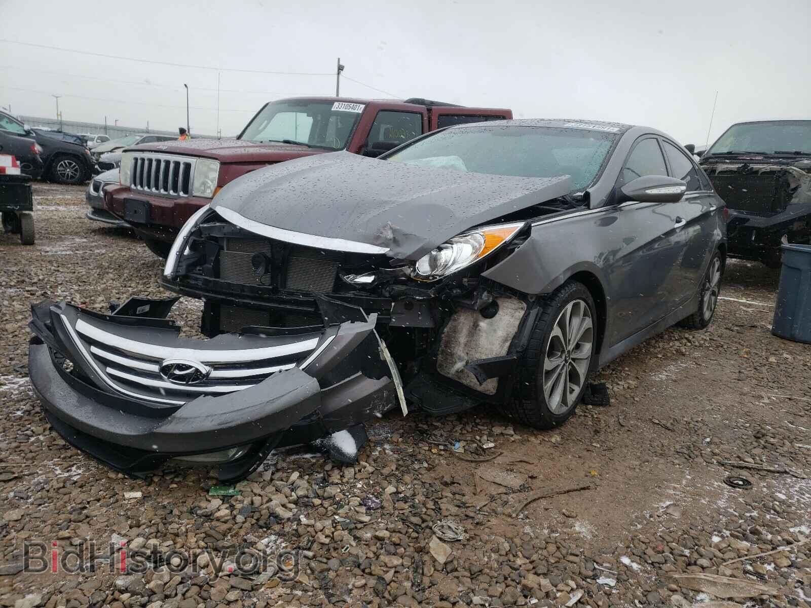 2014 HYUNDAI SONATA - VIN: 5NPEC4AC0EH935090 - Фото 2