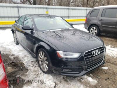 2014 Audi A4 A4 Premium, черный — VIN WAUBFAFL3EN001424, Copart