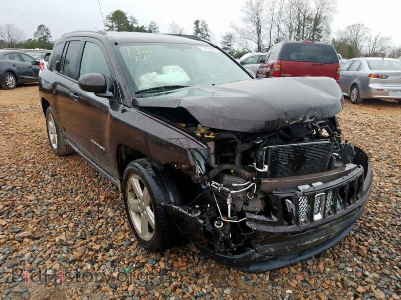 2014 Jeep COMPASS Compass LA (VIN 1C4NJCEA4ED752614) — фото 1 из 10, Copart, повреждение: передняя часть
