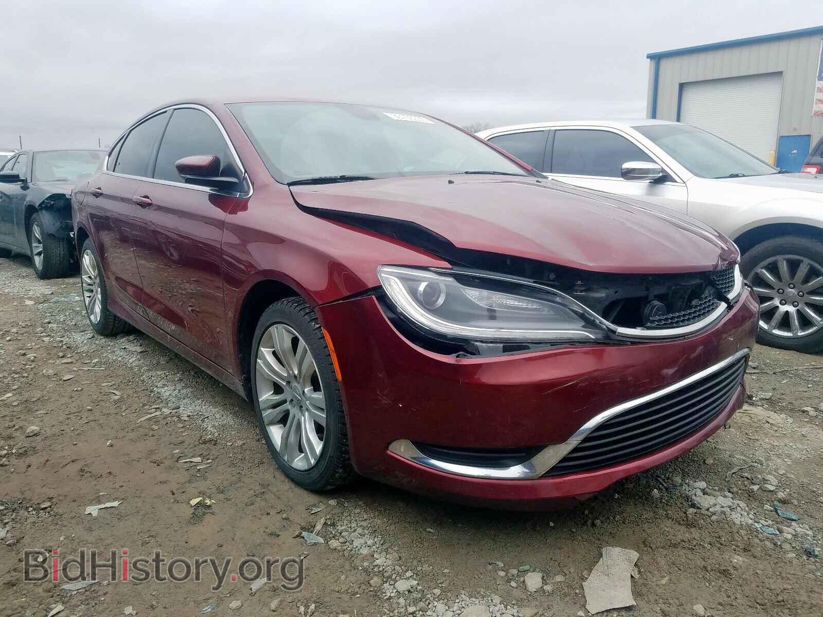 Фотография 1C3CCCAB7FN689928 - CHRYSLER 200 2015