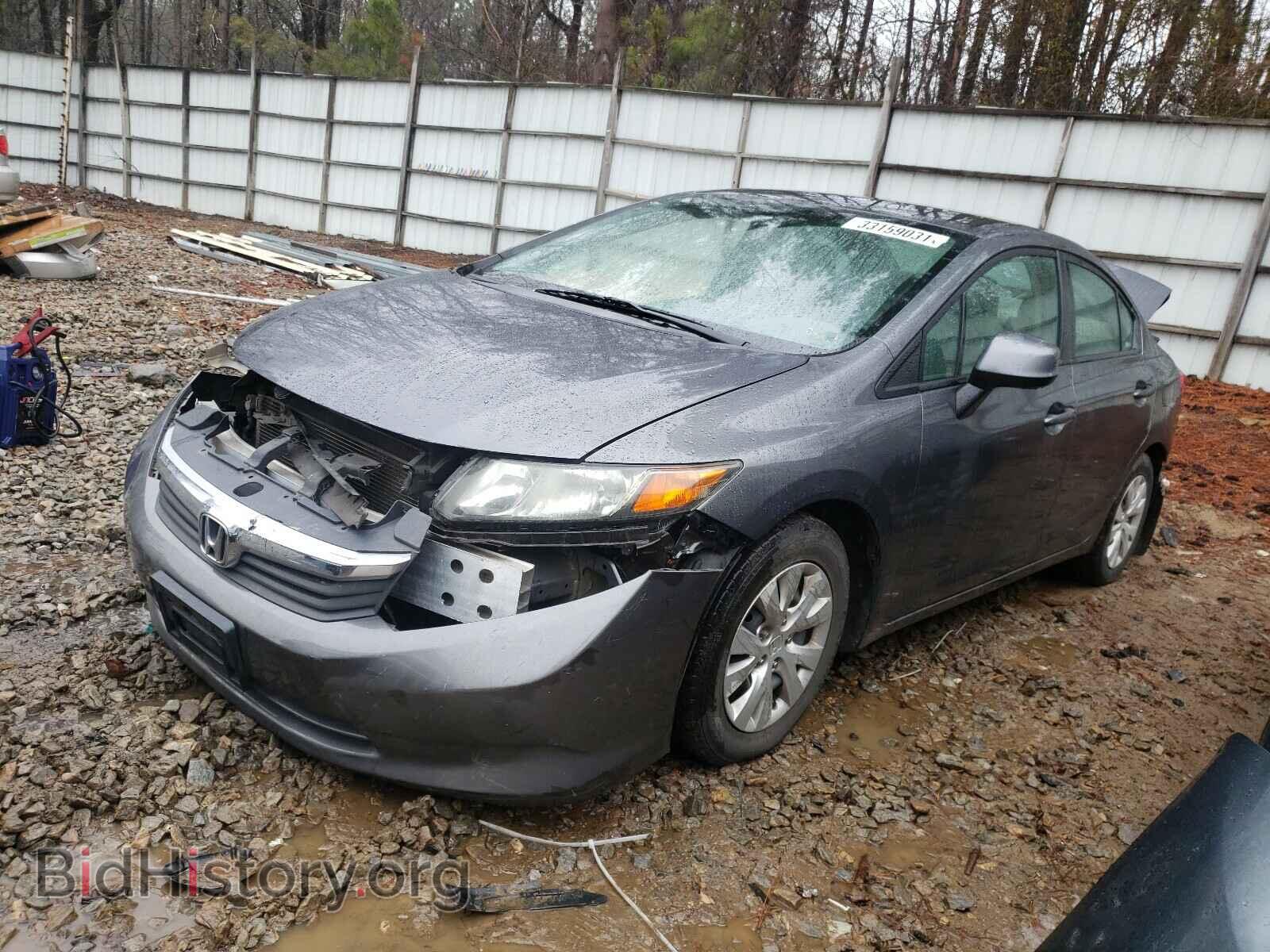 2012 HONDA CIVIC - VIN: 2HGFB2F51CH332159 - Фото 2