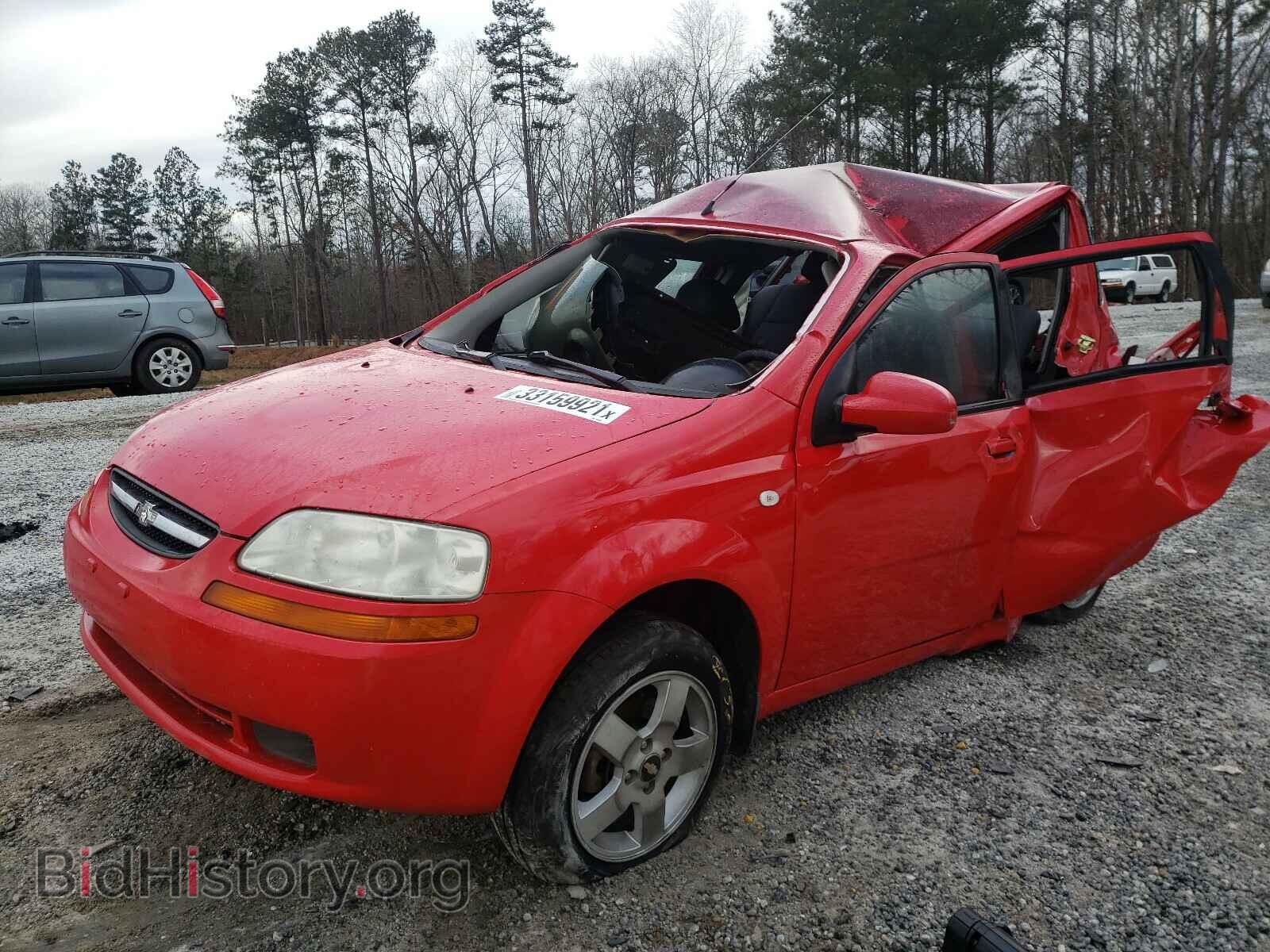 2006 CHEVROLET AVEO - VIN: KL1TD66666B598857 - Фото 2