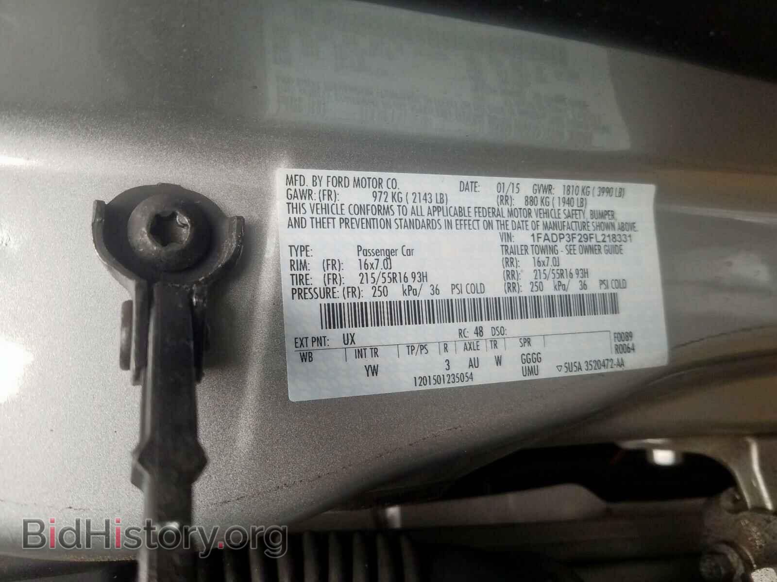 2015 FORD FOCUS - VIN: 1FADP3F29FL218331 - Photo 10