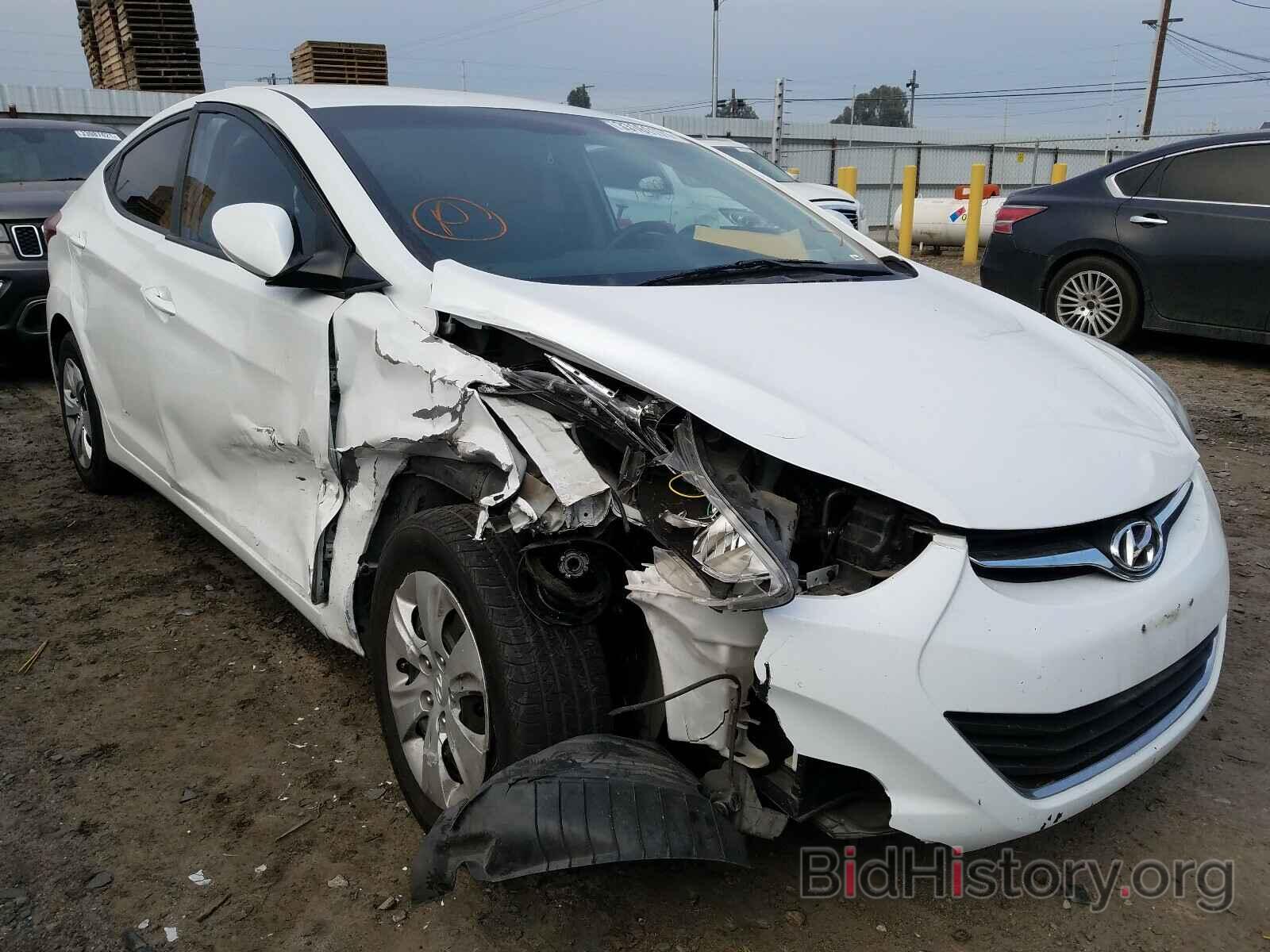 Фотография 5NPDH4AE9GH699377 - HYUNDAI ELANTRA 2016