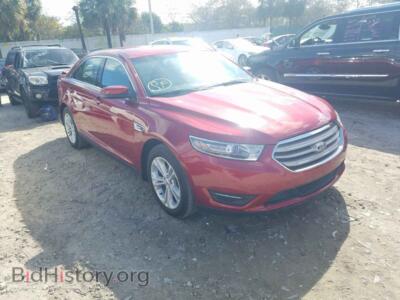 2017 Ford TAURUS Taurus SEL, красный — VIN 1FAHP2H89HG127701, Copart