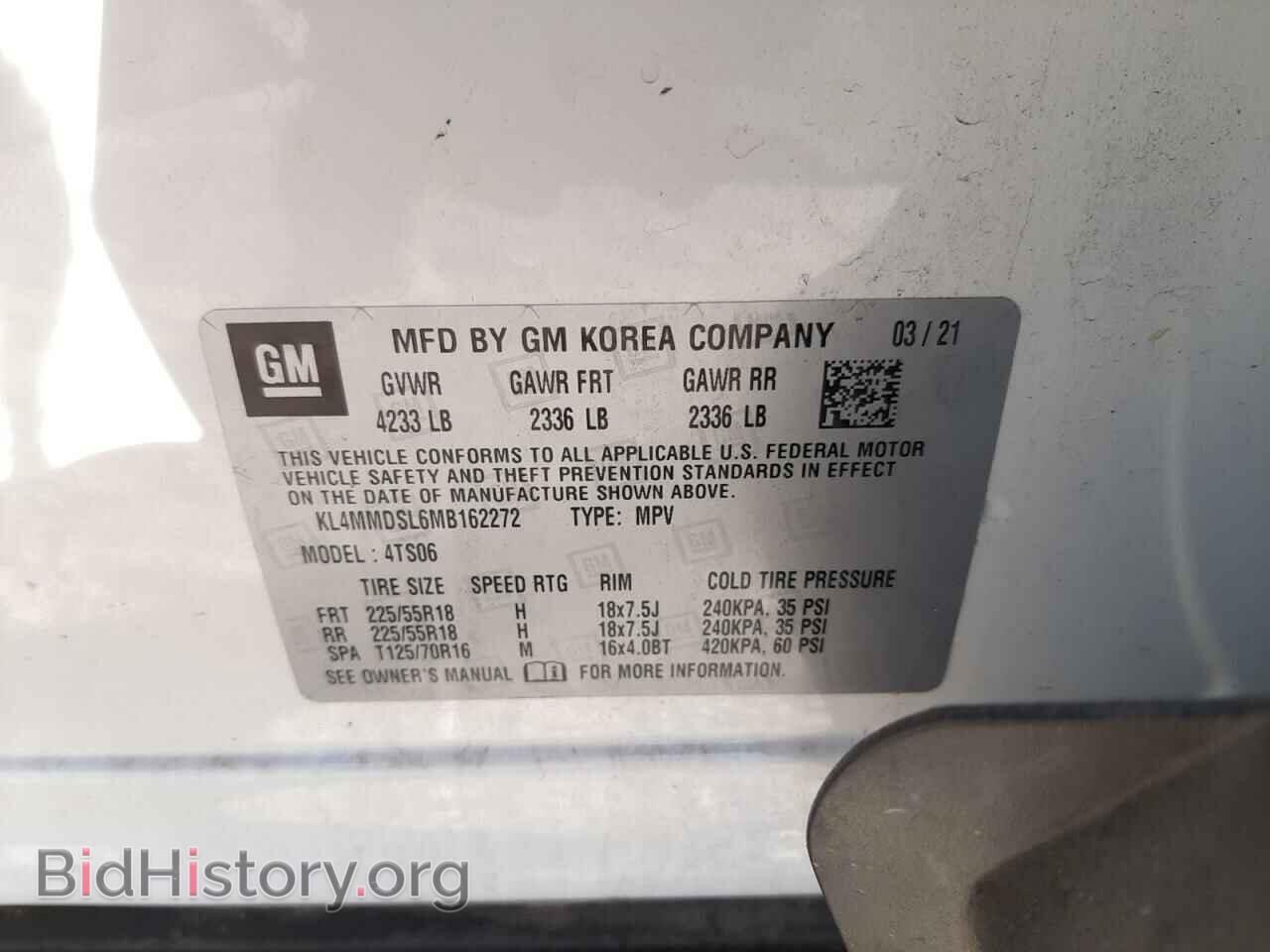 2021 BUICK ENCORE - VIN: KL4MMDSL6MB162272 - Photo 10