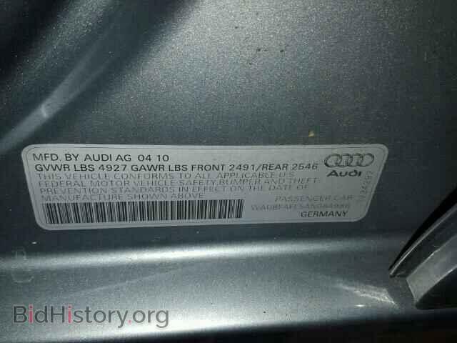 2010 AUDI A4 - VIN: WAUBFAFL5AN064986 - Фото 10