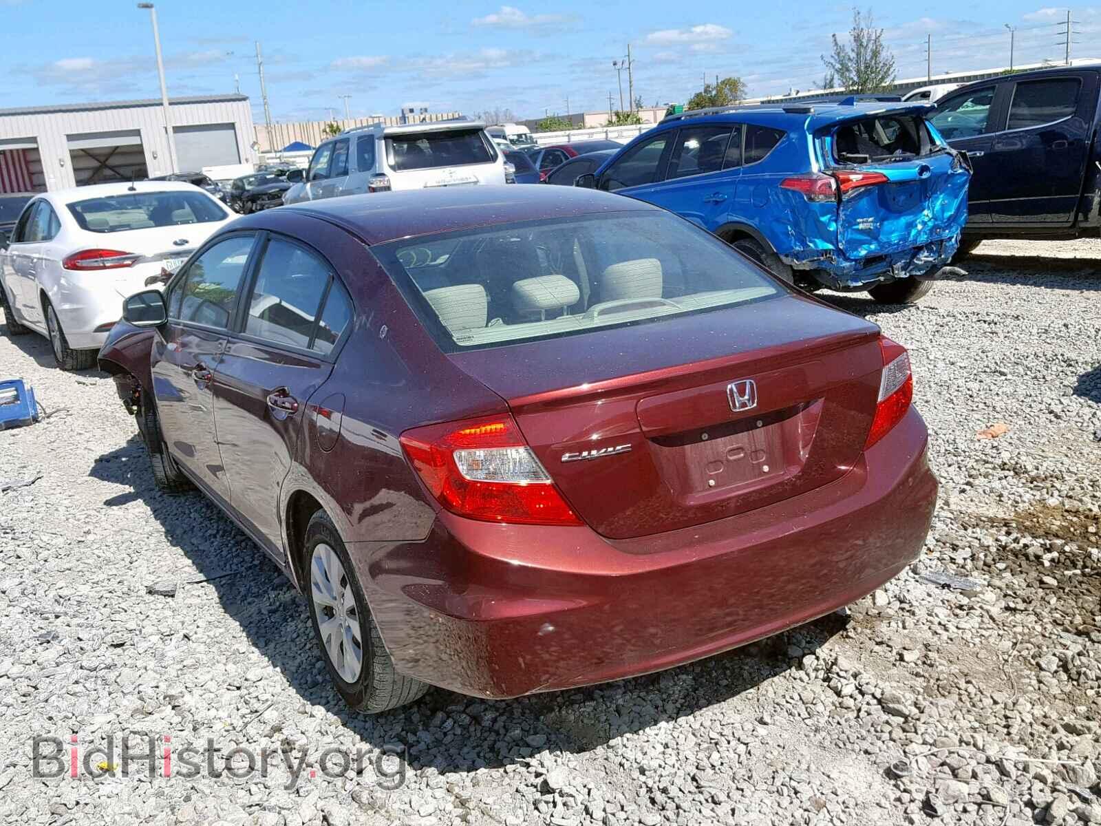 2012 HONDA CIVIC LX - VIN: 19XFB2F5XCE082575 - Фото 3