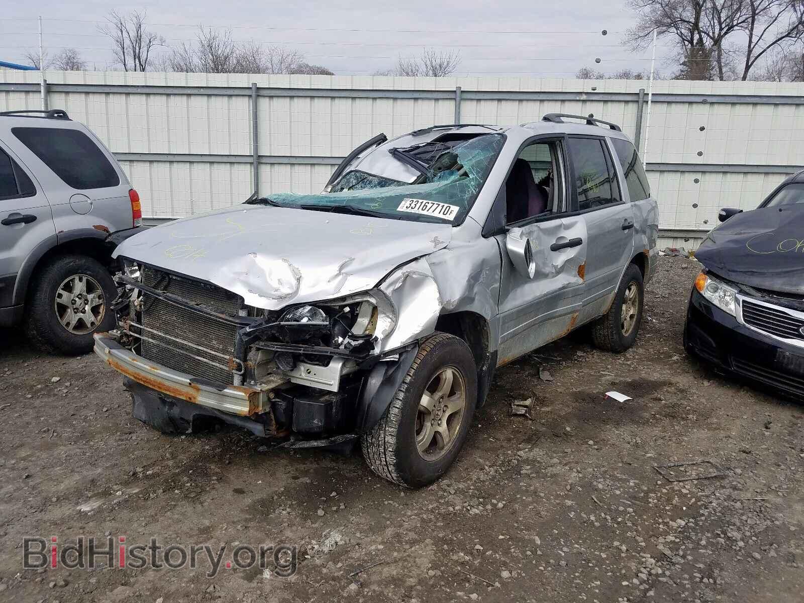 2005 HONDA PILOT - VIN: 2HKYF18565H530183 - Фото 2