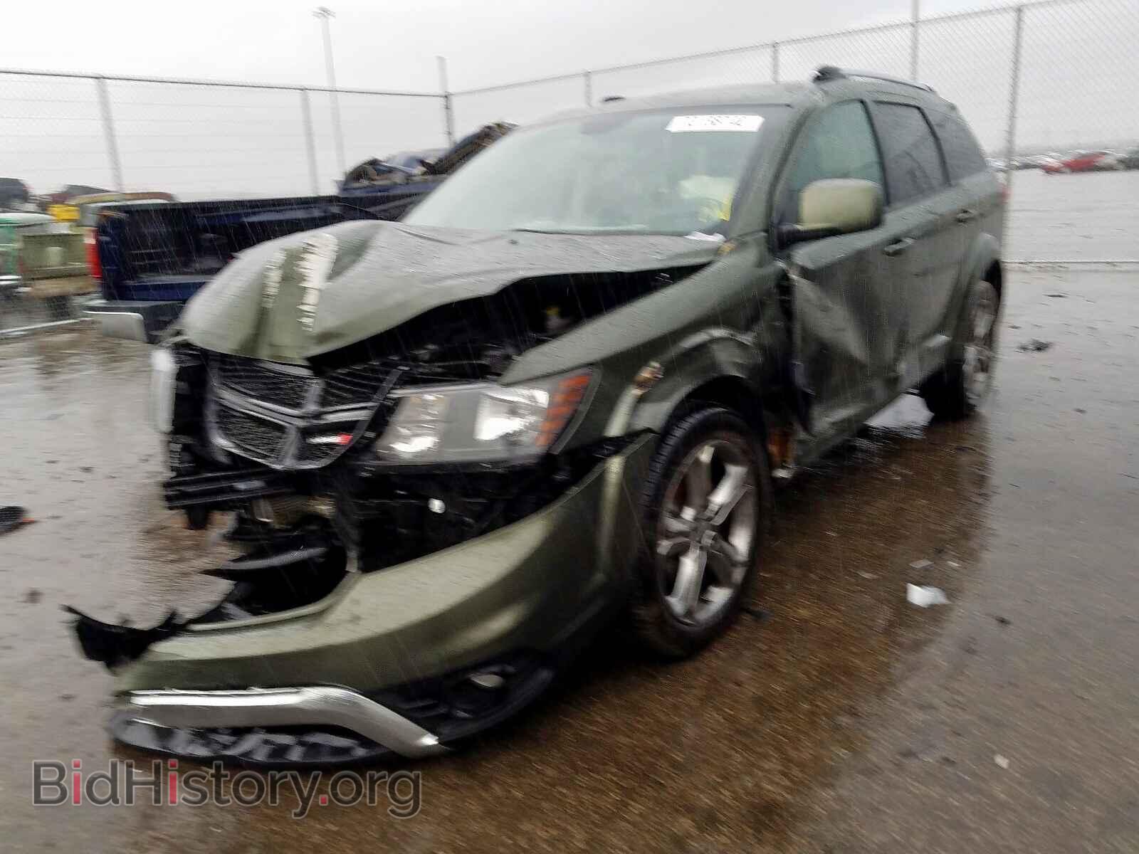 2016 DODGE JOURNEY - VIN: 3C4PDDGG9GT183814 - Фото 2