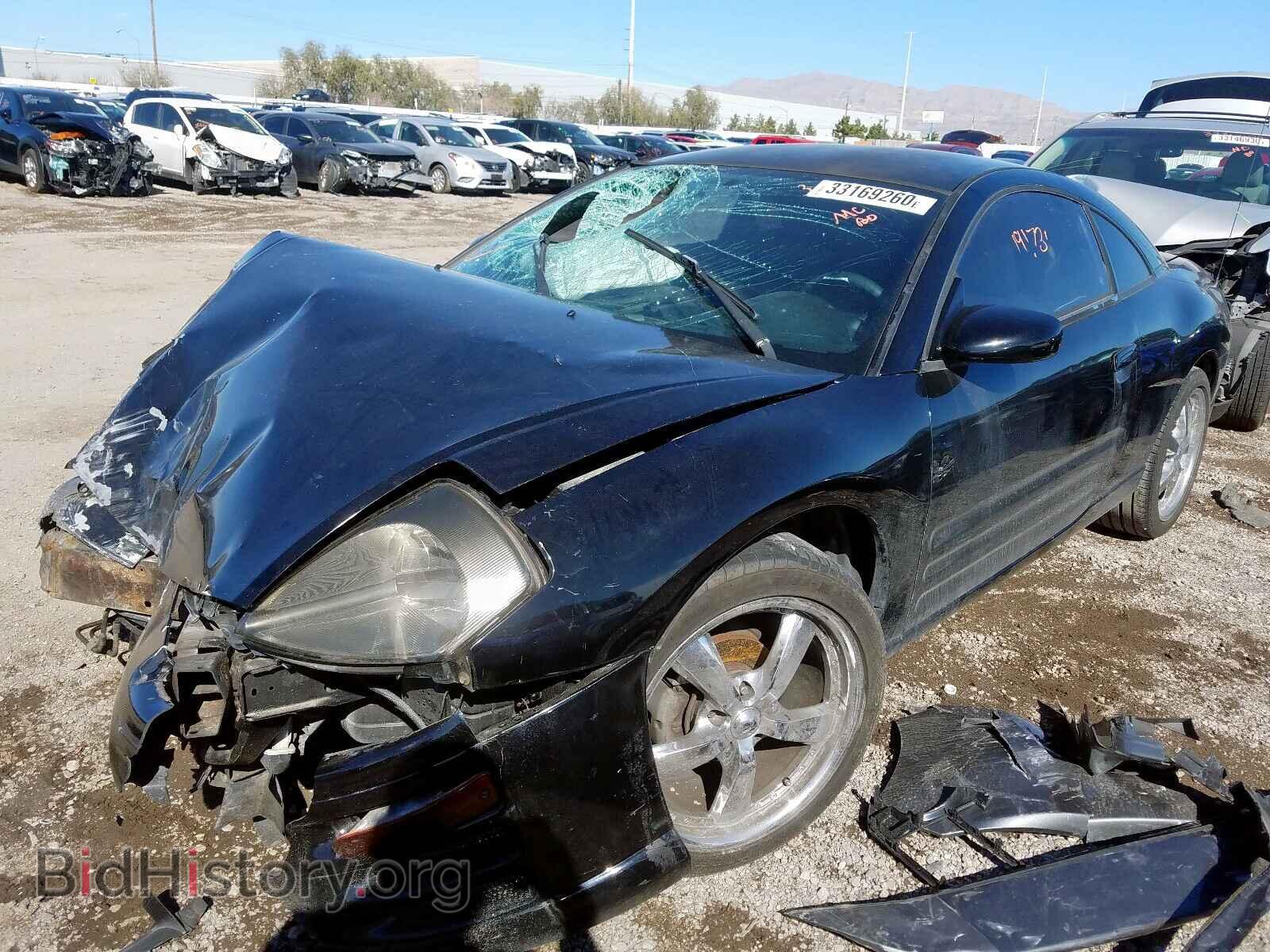 2001 MITSUBISHI ECLIPSE - VIN: 4A3AC34G21E091696 - Photo 2