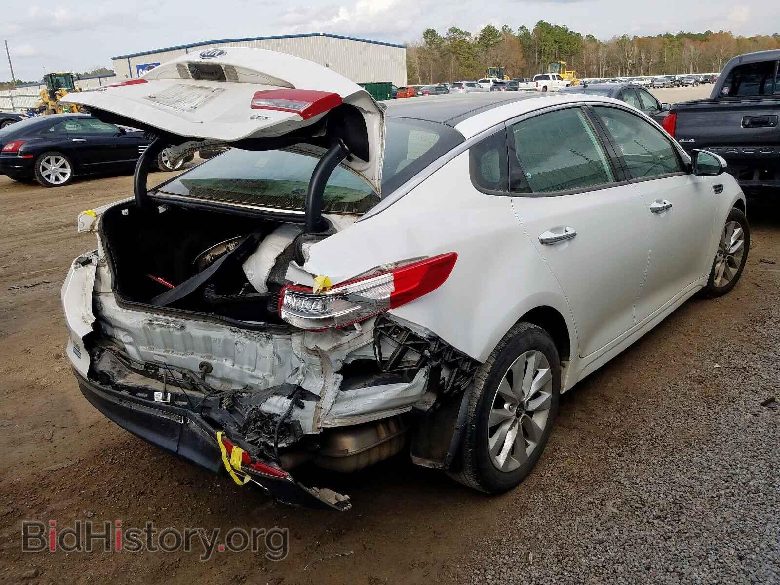 2016 KIA OPTIMA - VIN: 5XXGU4L3XGG031801 - Photo 4
