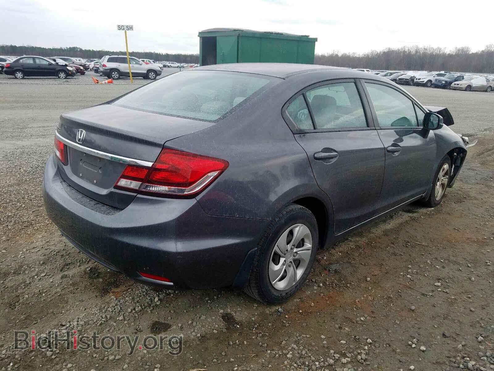 2013 HONDA CIVIC - VIN: 2HGFB2F57DH544811 - Фото 4
