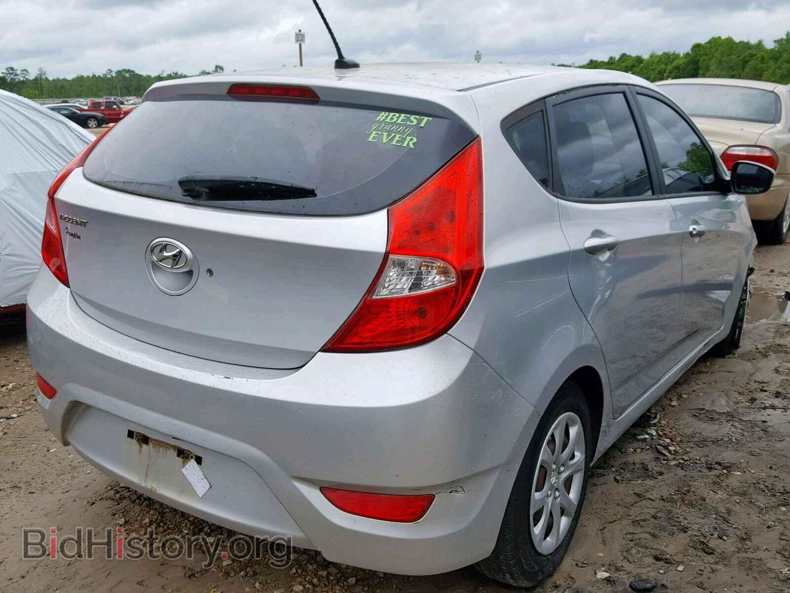 2013 HYUNDAI ACCENT - VIN: KMHCT5AE7DU121761 - Фото 4