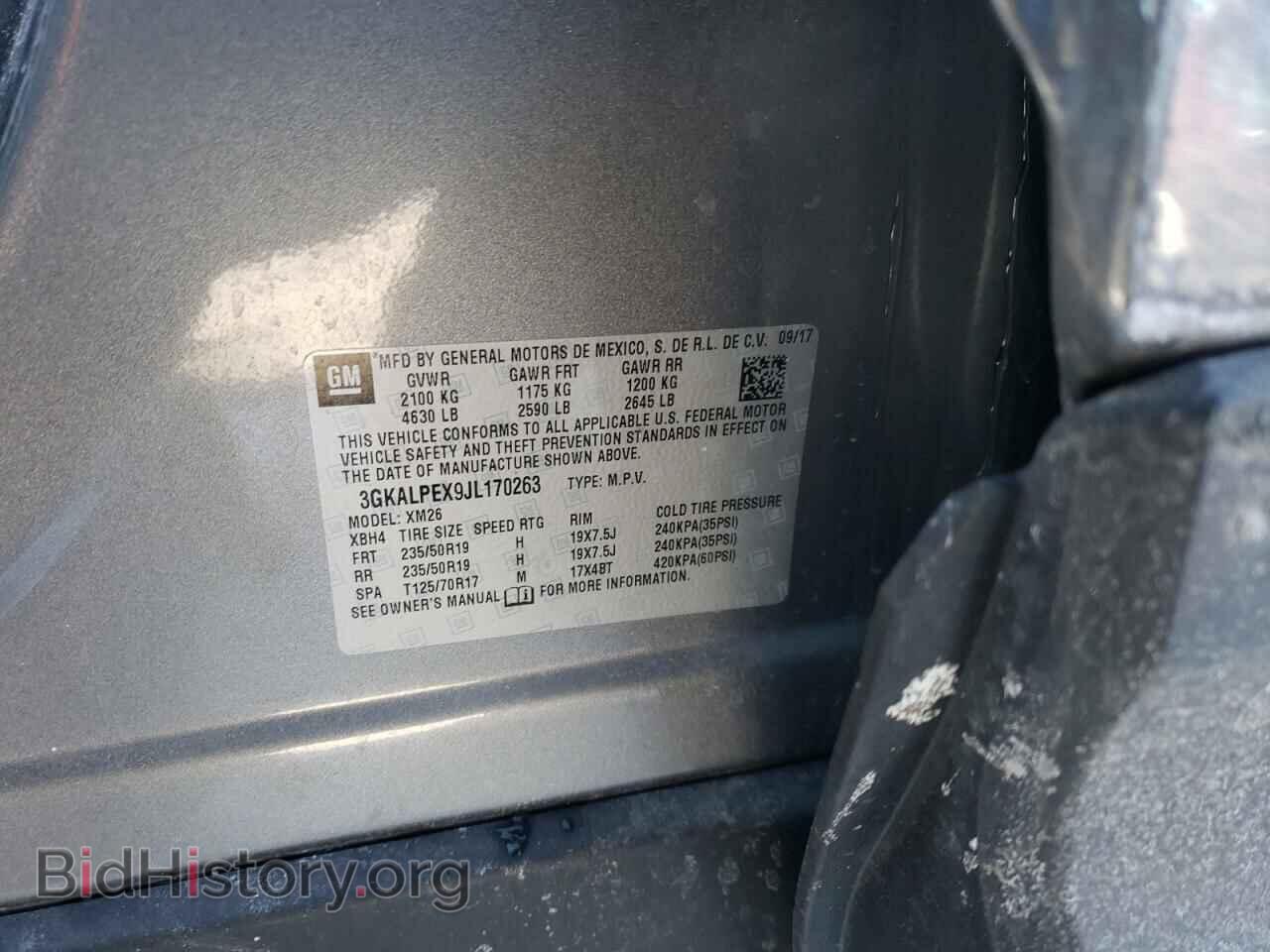 2018 GMC TERRAIN - VIN: 3GKALPEX9JL170263 - Фото 10