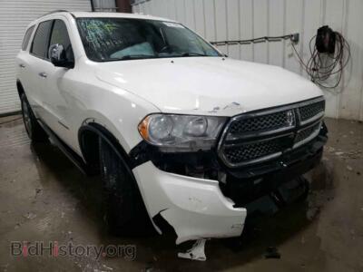 2012 Dodge DURANGO Durango CI, white — VIN 1C4SDJET6CC322960, Copart