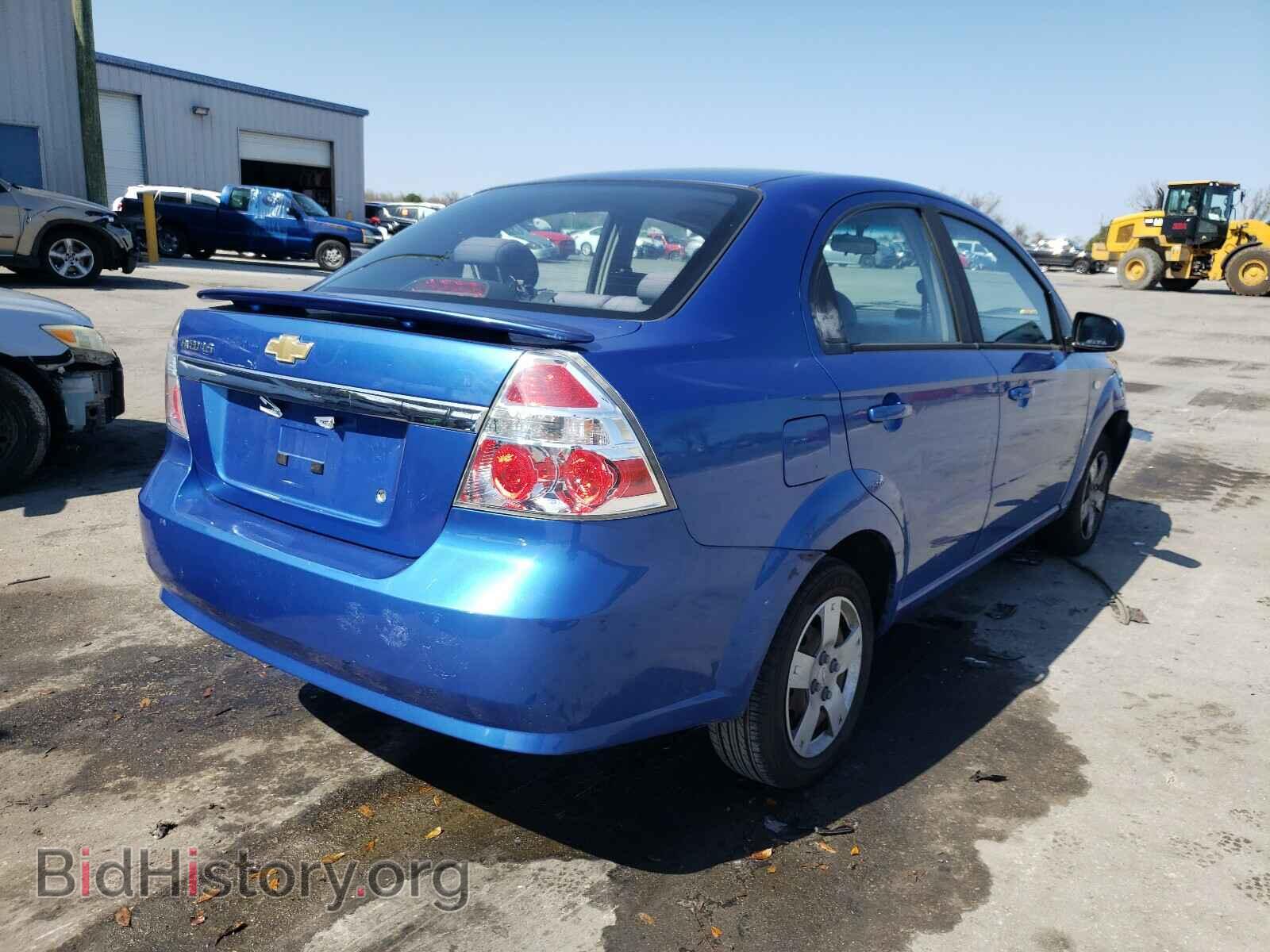2007 CHEVROLET AVEO - VIN: KL1TD566X7B053384 - Фото 4