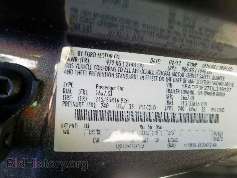 2013 Ford FOCUS (VIN 1FADP3F27DL319137) — photo 10 of 10