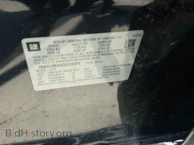 2013 GMC TERRAIN - VIN: 2GKALMEKXD6268374 - Фото 10