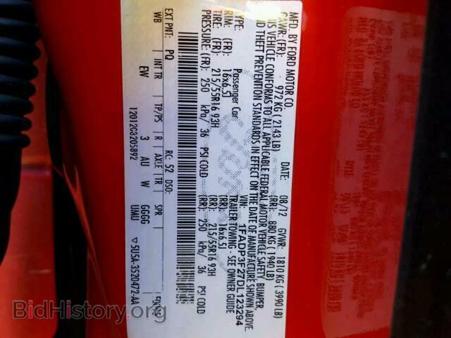 2013 FORD FOCUS - VIN: 1FADP3F27DL123294 - Photo 10