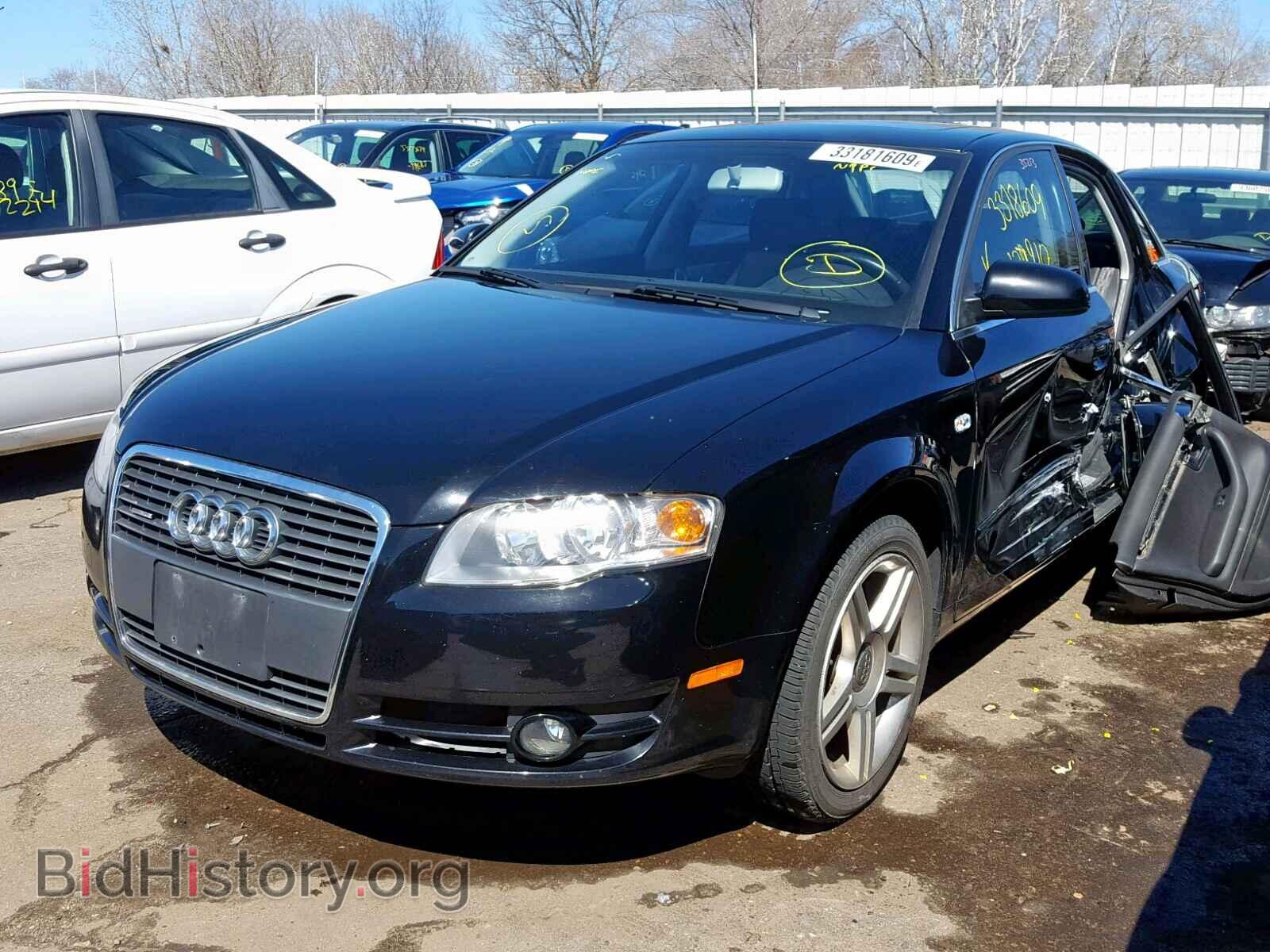 2007 AUDI A4 - VIN: WAUDF78E77A182855 - Фото 2