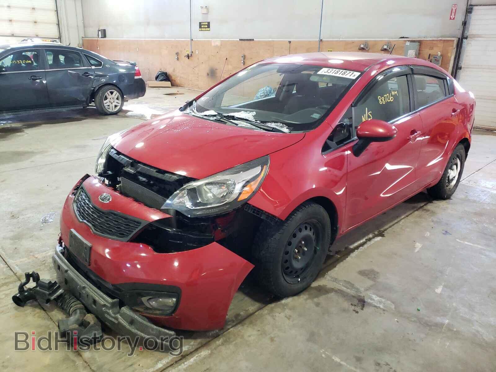2013 KIA RIO - VIN: KNADM4A37D6112221 - Фото 2