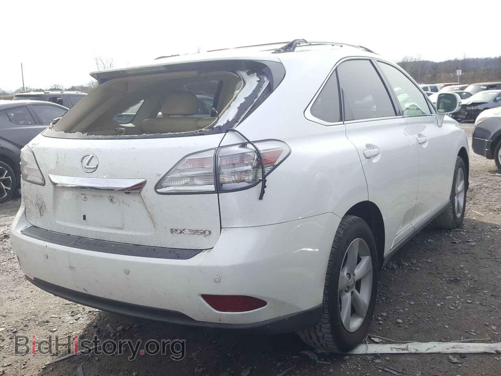 2012 LEXUS RX350 - VIN: 2T2BK1BA1CC139882 - Фото 4