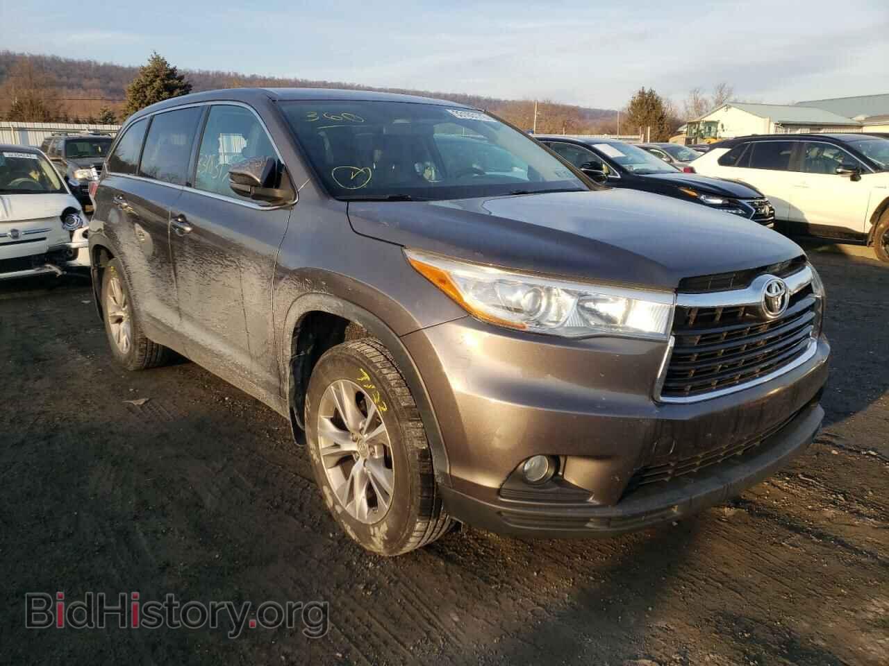 Фотография 5TDBKRFH5FS169666 - TOYOTA HIGHLANDER 2015