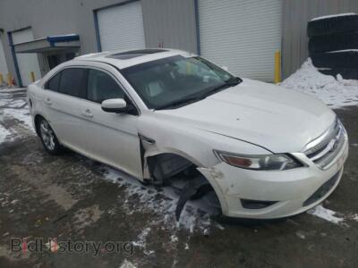 2011 Ford TAURUS Taurus SEL, white — VIN 1FAHP2EW8BG100483, Copart