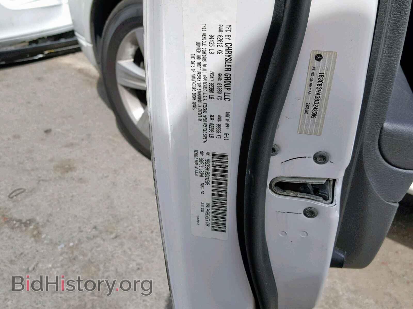 2011 DODGE CALIBER - VIN: 1B3CB3HA3BD242509 - Фото 10