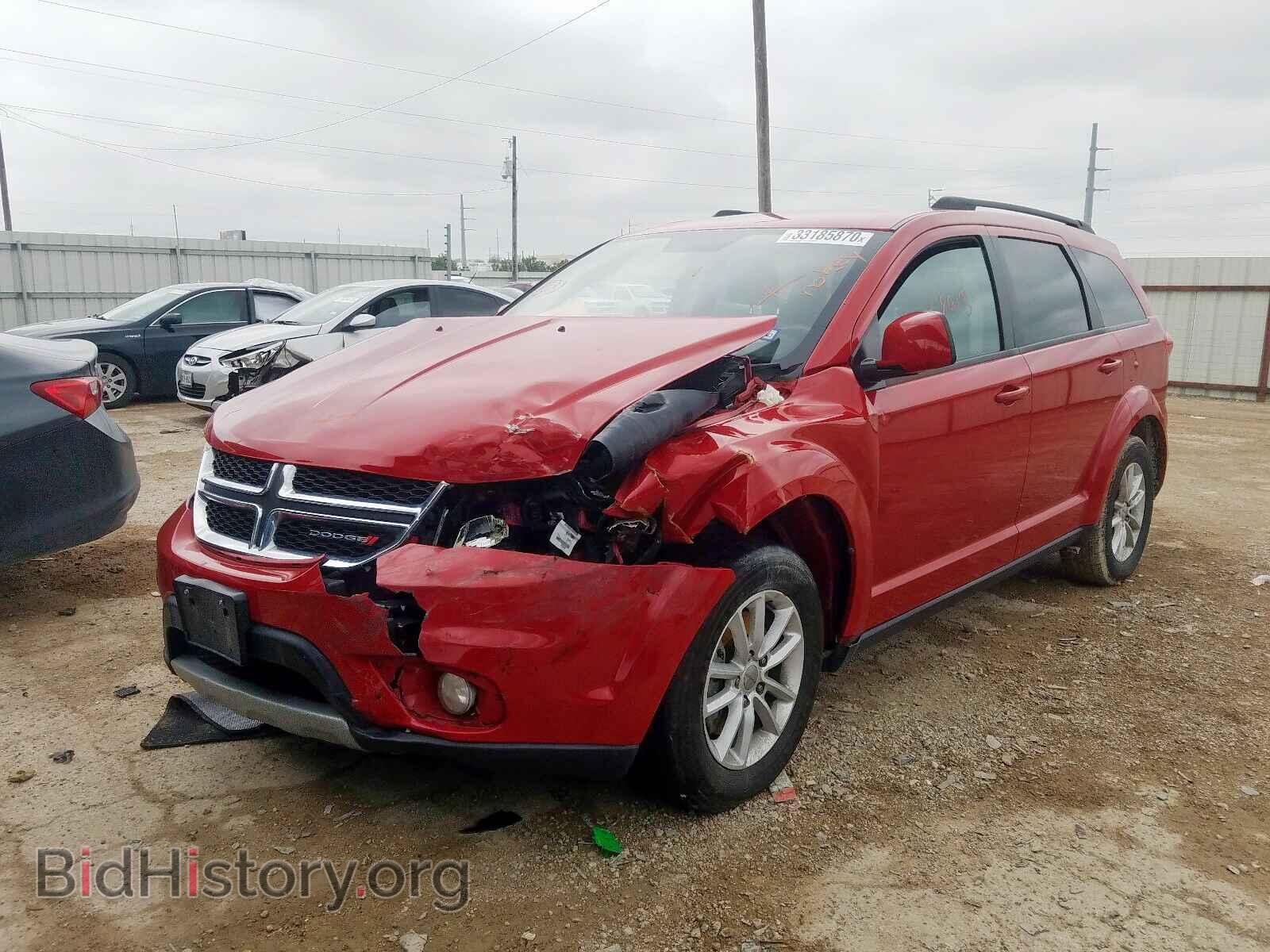 2016 DODGE JOURNEY - VIN: 3C4PDCBGXGT137183 - Фото 2