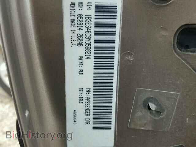 2000 DODGE NEON - VIN: 1B3ES46C9YD568214 - Фото 10