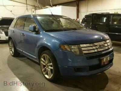 2009 Ford EDGE Edge Sport, blue — VIN 2FMDK40C29BA67235, Copart