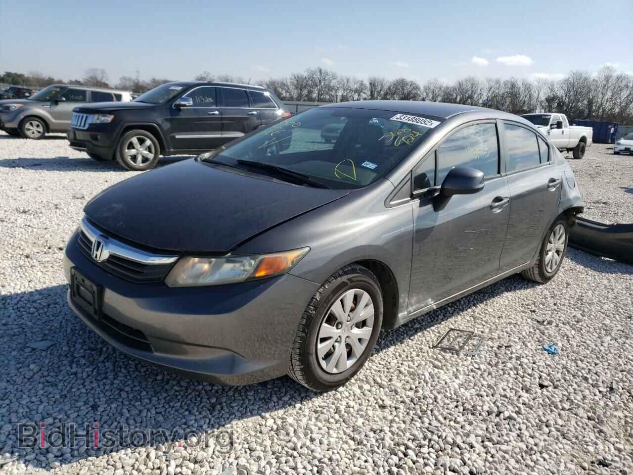 2012 HONDA CIVIC - VIN: 2HGFB2F5XCH568924 - Фото 2
