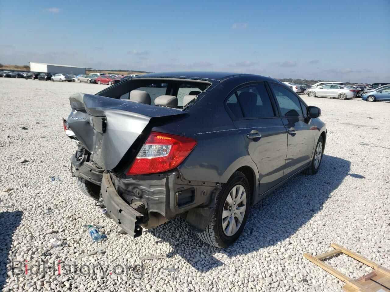 2012 HONDA CIVIC - VIN: 2HGFB2F5XCH568924 - Фото 4